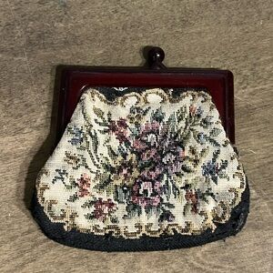 Floral Tapestry Clutch